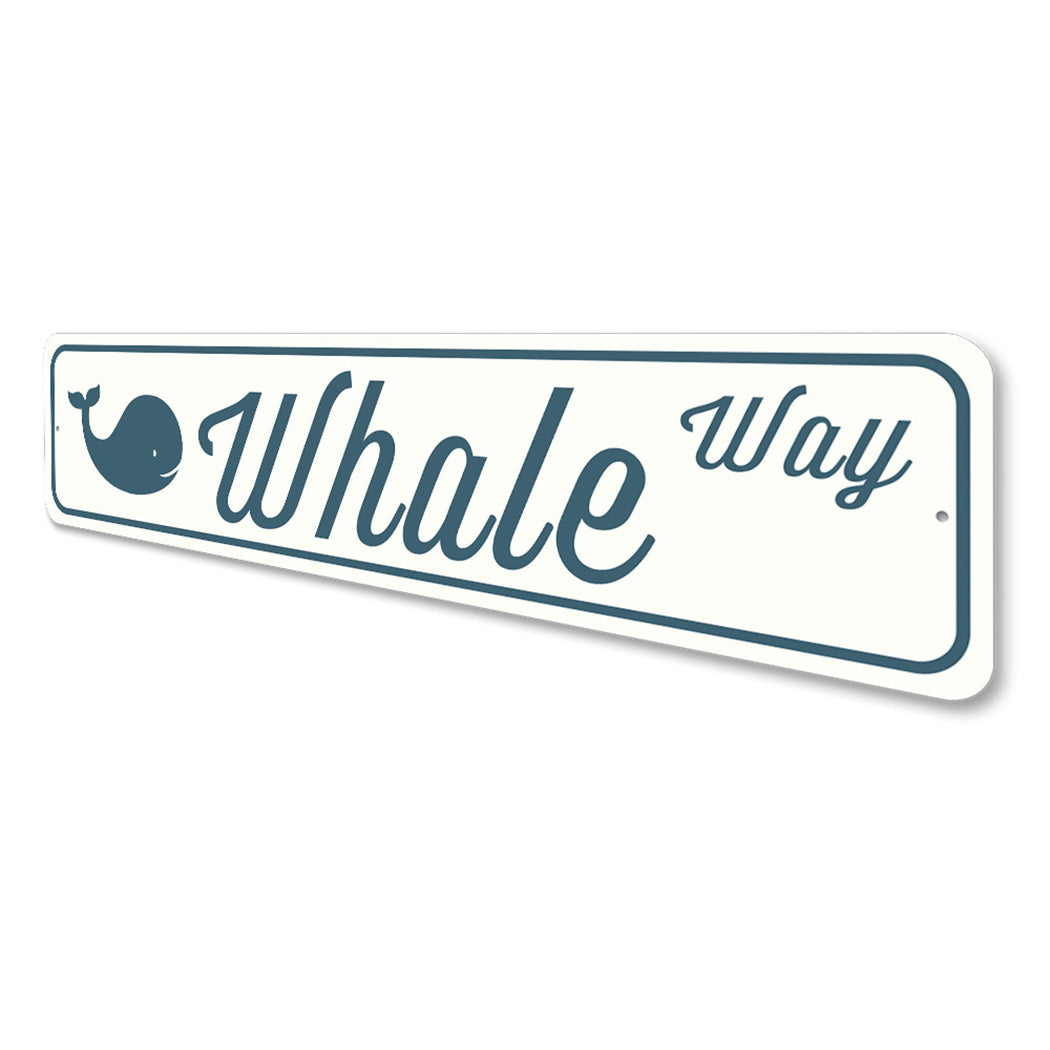 Whale Street Sign