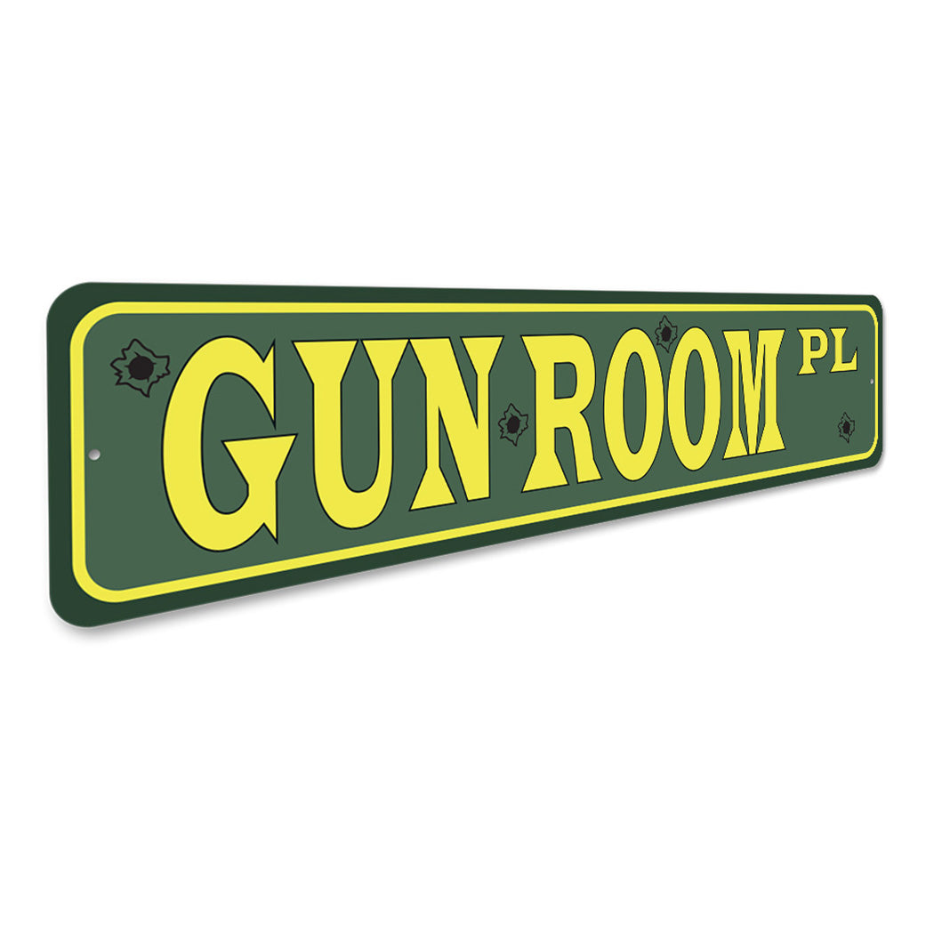 Gun Room Street Sign