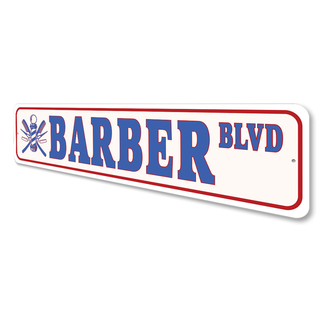 Barber Street Sign