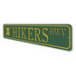 Hiker Street Sign