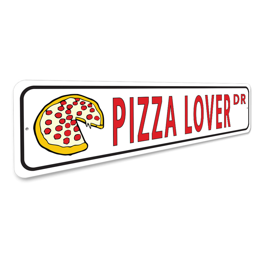 Pizza Street Sign