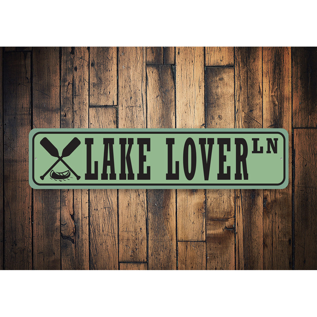 Lake Lover Street Sign