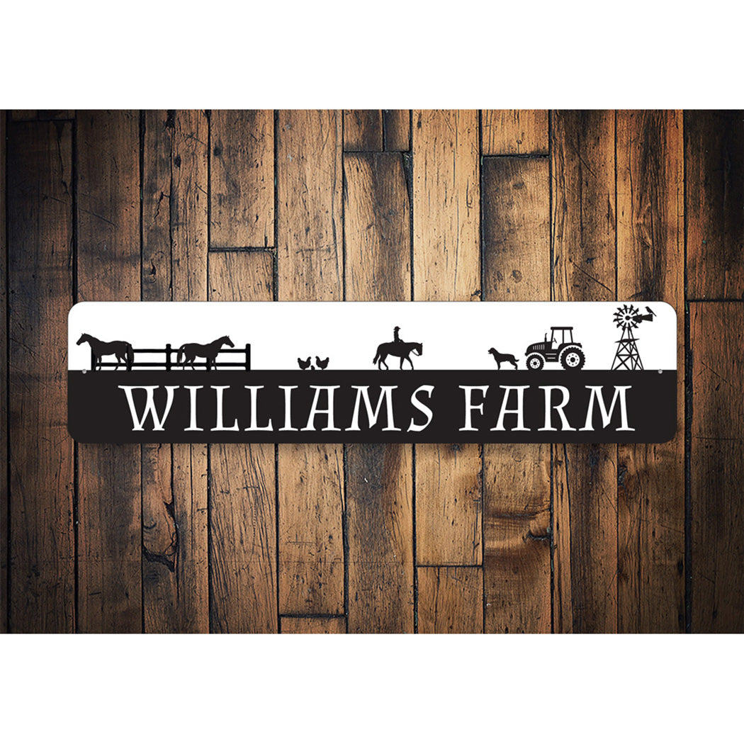Family Farm Name Sign