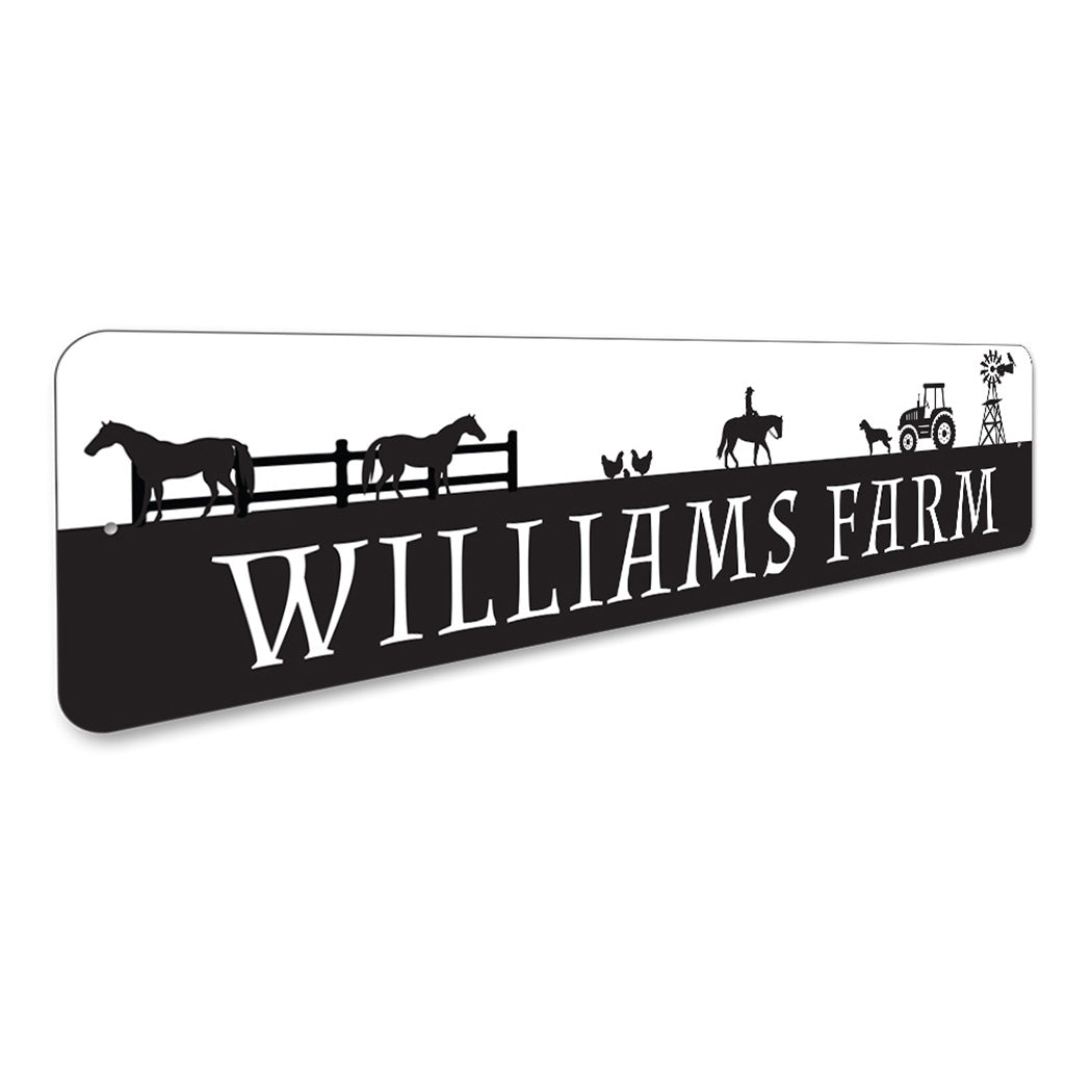 Family Farm Name Sign