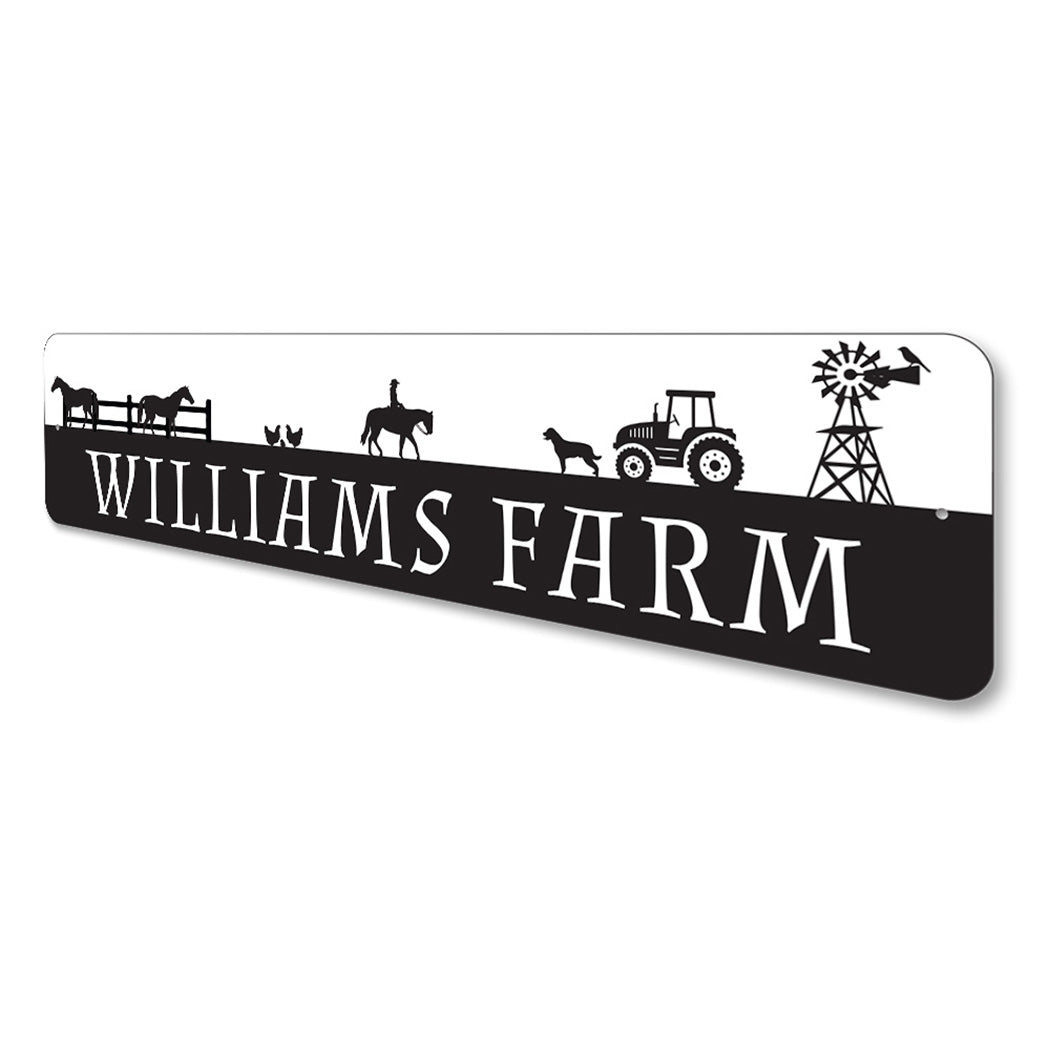 Family Farm Name Sign