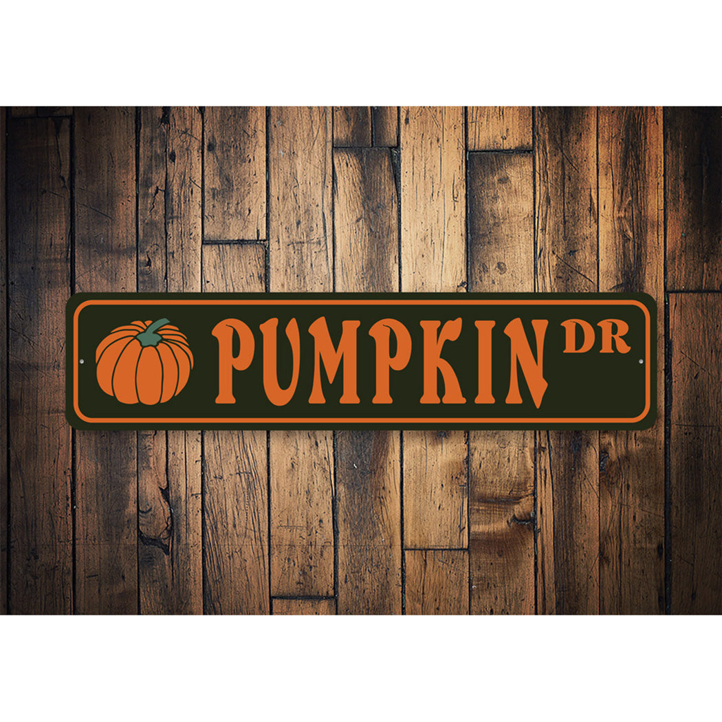 Pumpkin Street Sign