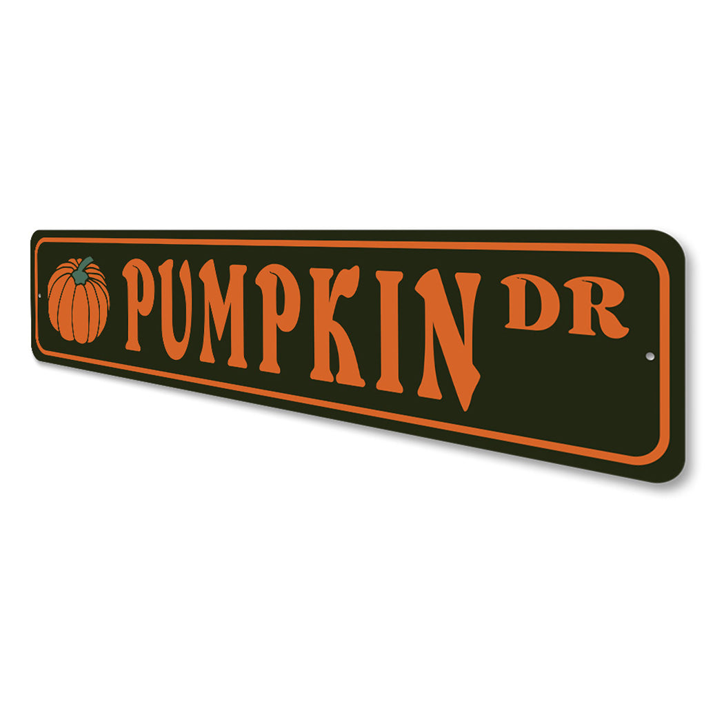Pumpkin Street Sign