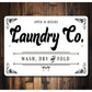 Laundry Company Sign