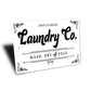 Laundry Company Sign