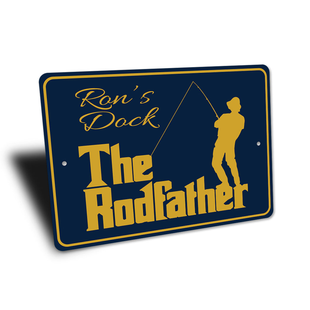 The Rodfather Fishing Sign