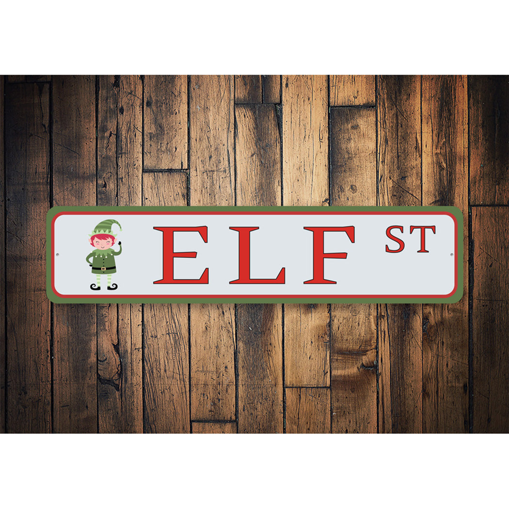 Elf Street Sign