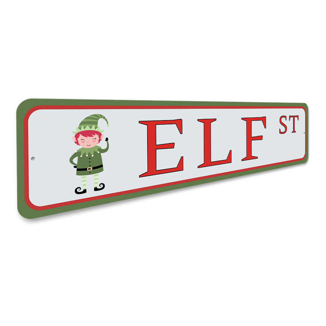 Elf Street Sign