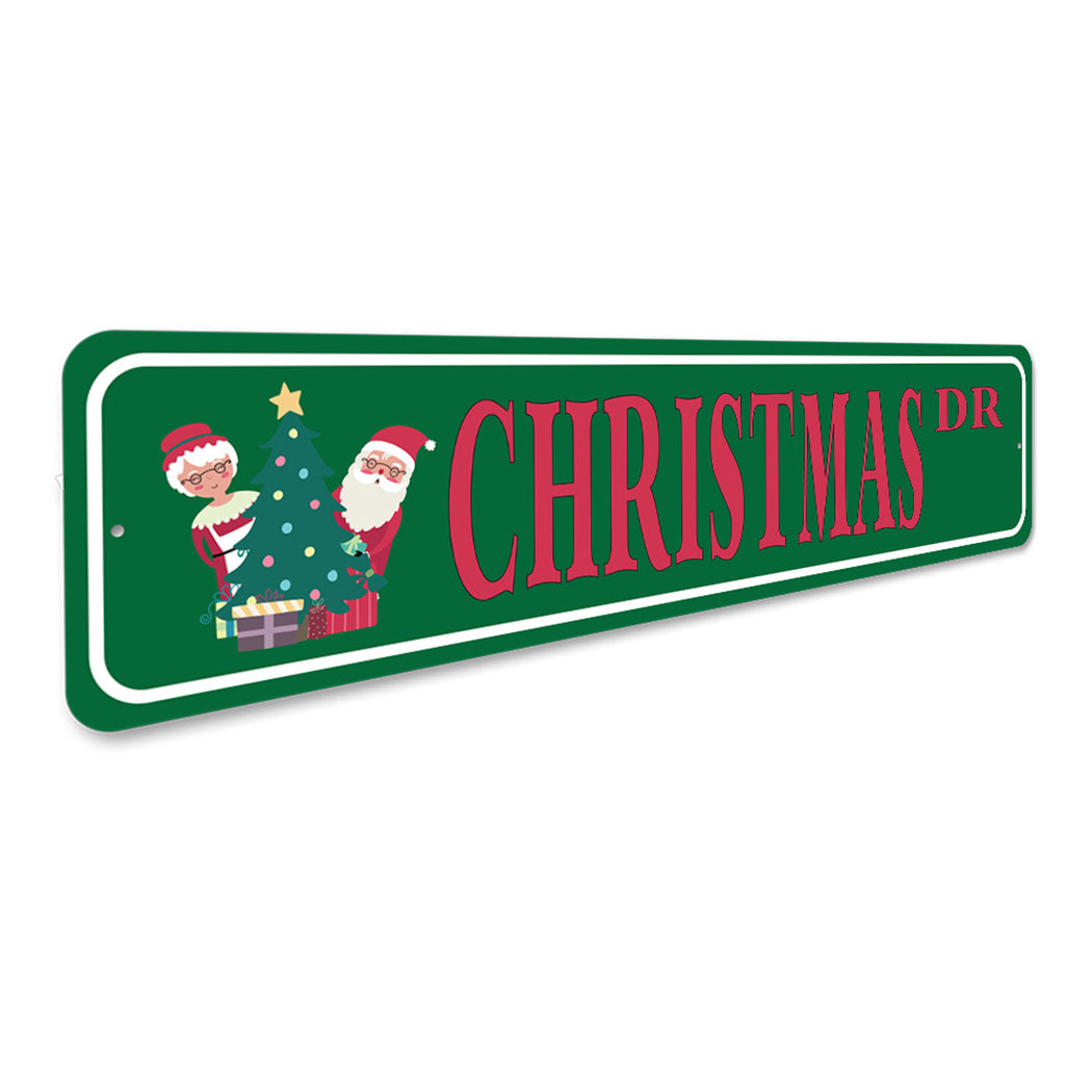 Christmas Street Sign