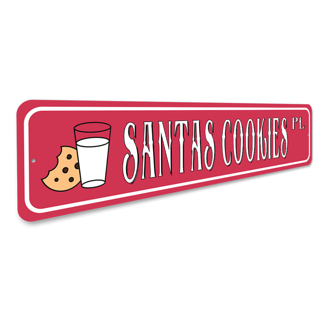 Santa's Cookies Street Sign