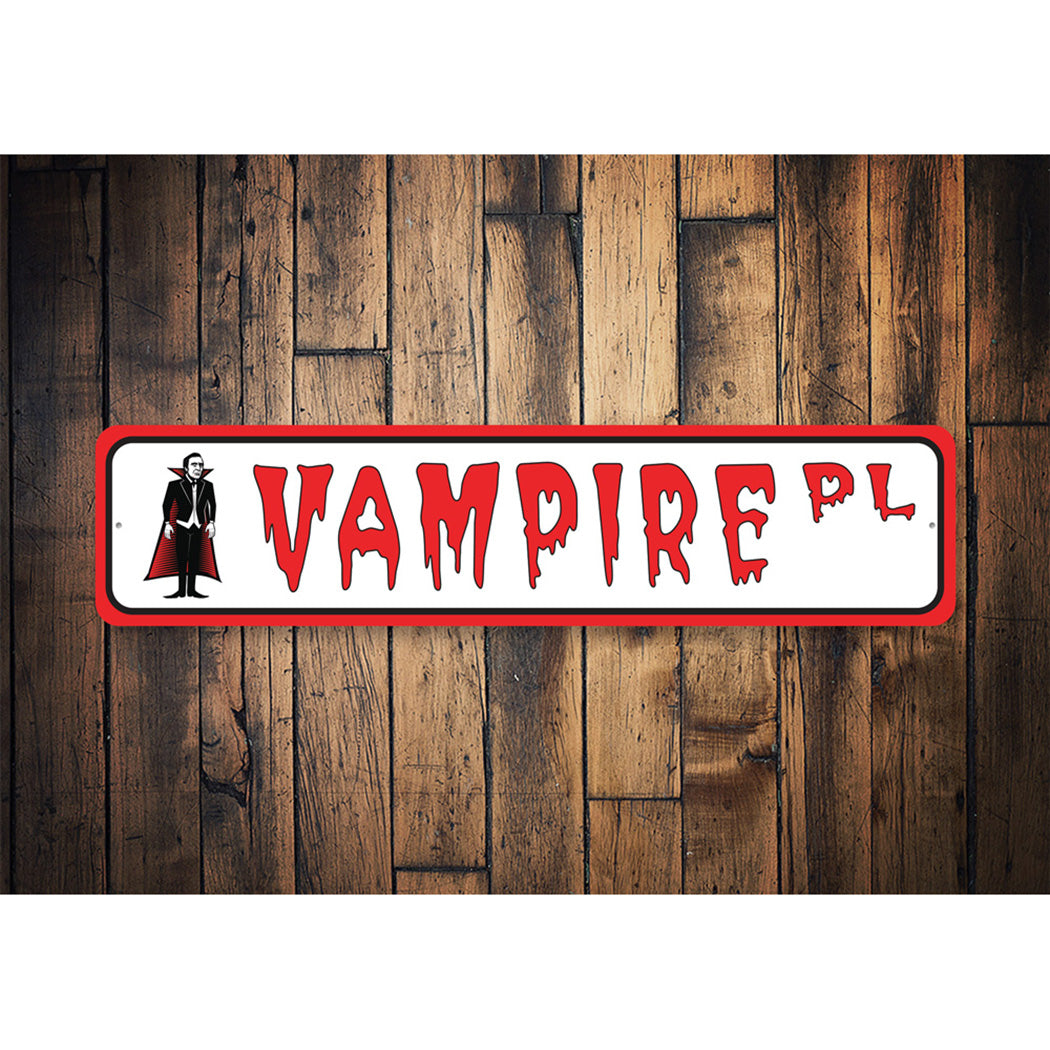 Vampire Street Sign