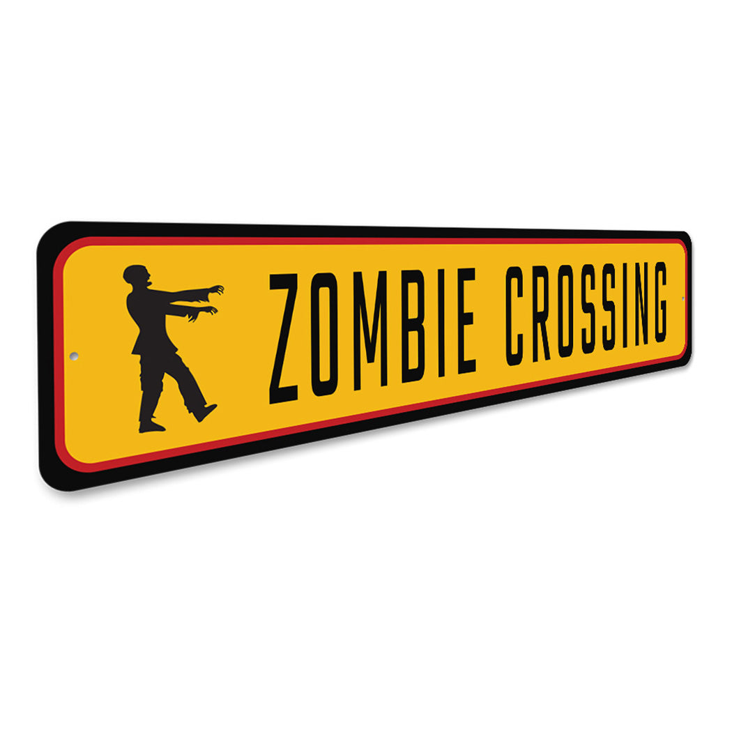 Zombie Crossing Street Sign