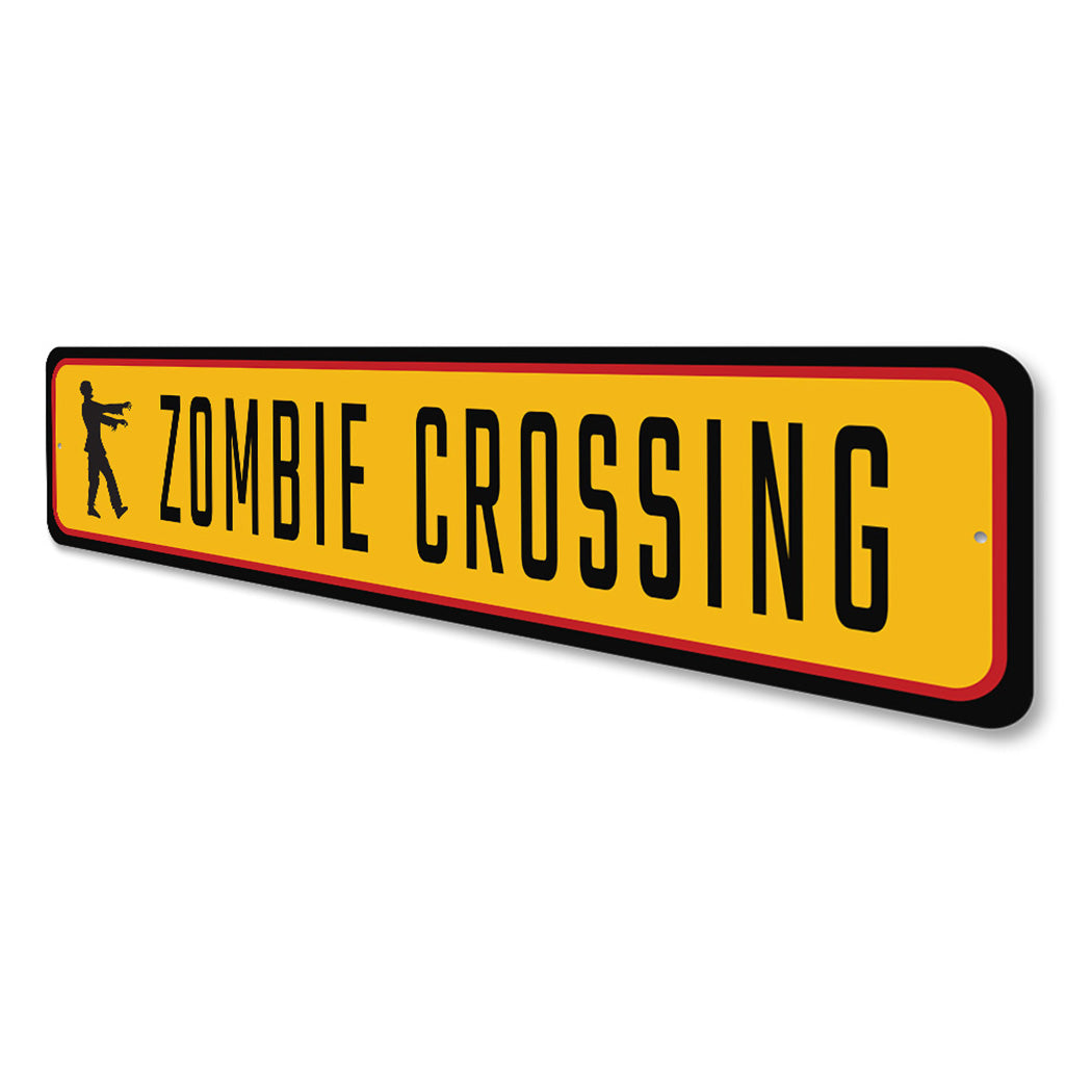 Zombie Crossing Street Sign