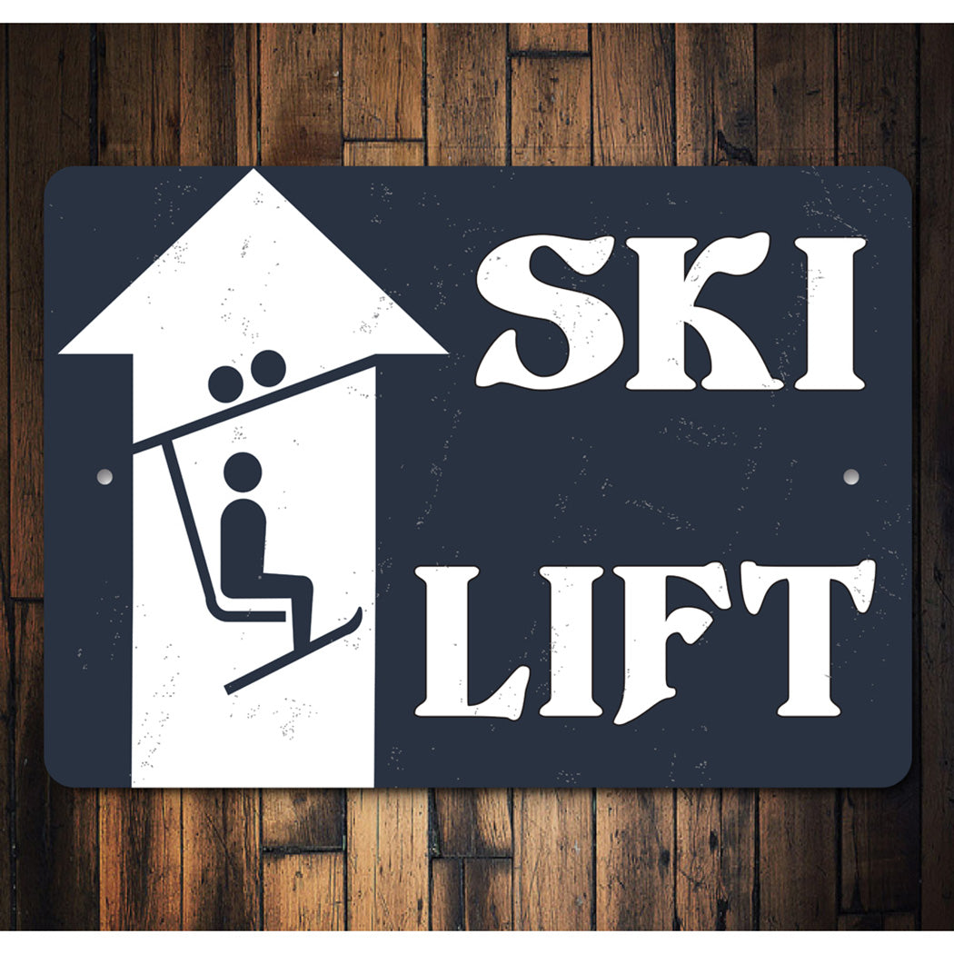 Ski Resort Lift Sign