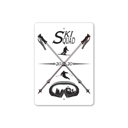 Ski Squad Sign
