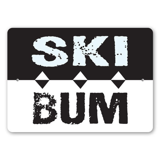 Ski Bum Sign