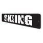 Skiing Sign