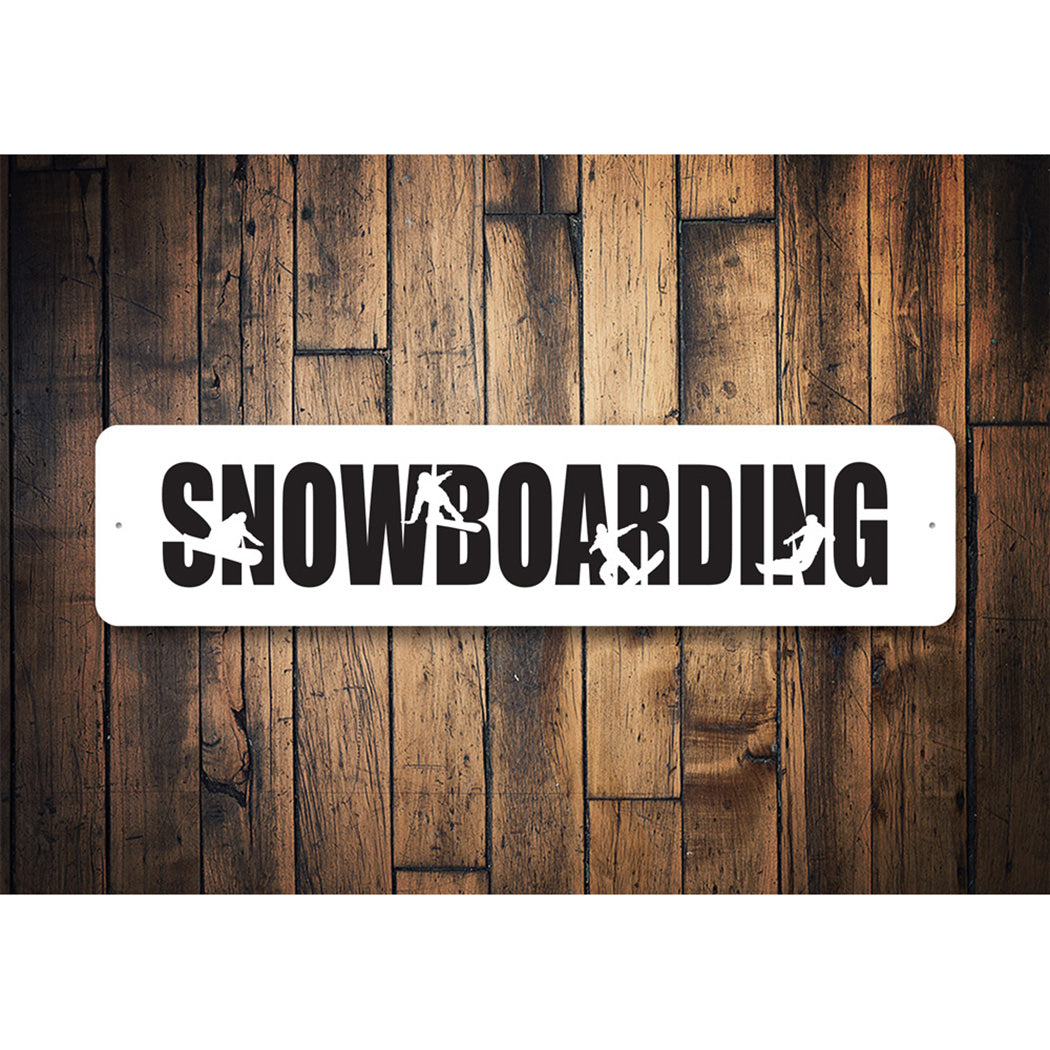 Snowboarding Sign