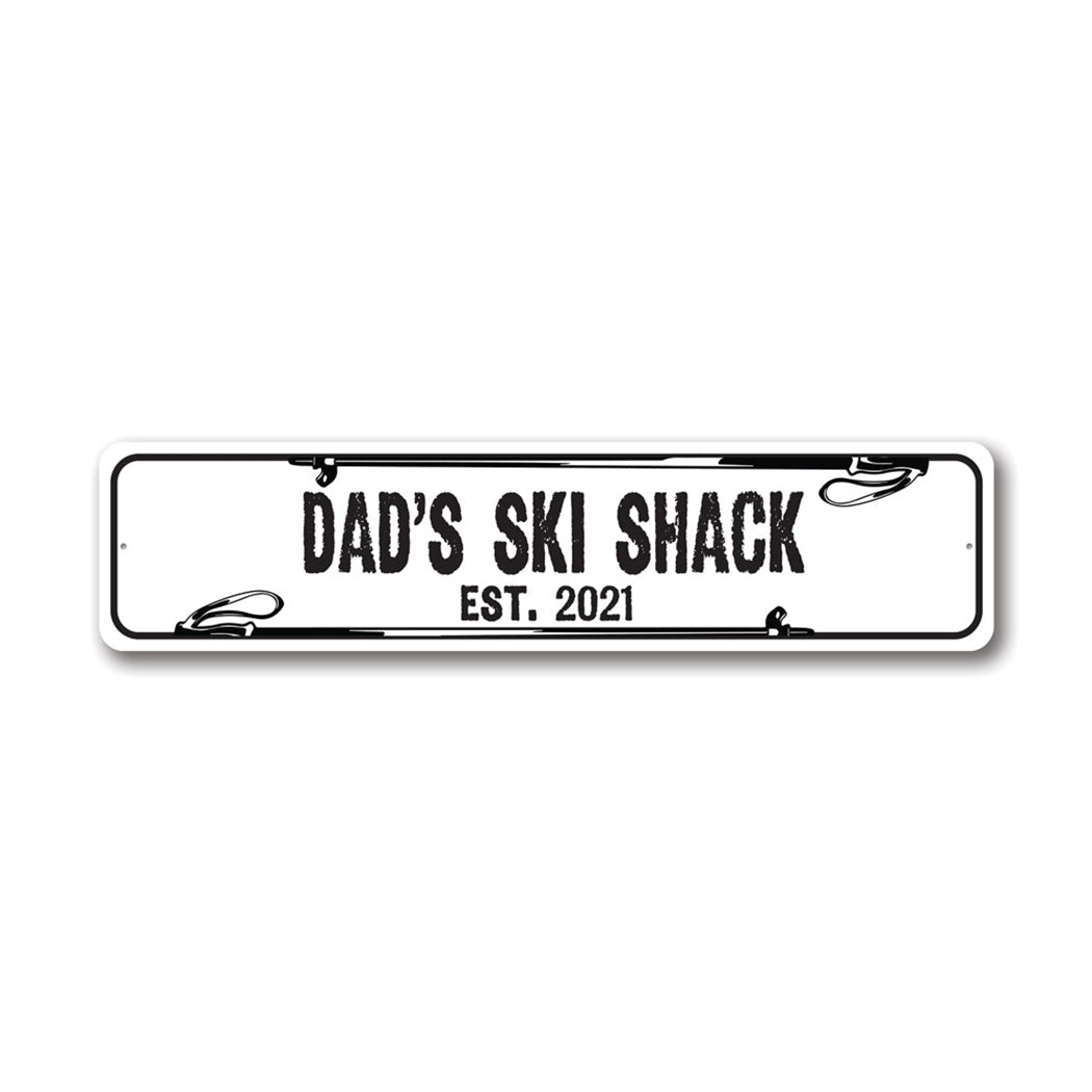 Ski Shack Metal Sign