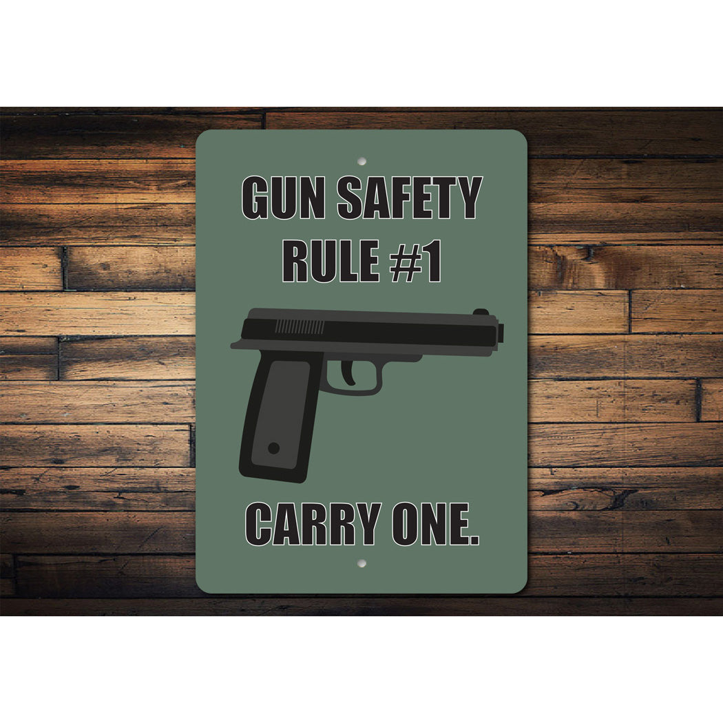 Gun Rule #1 Sign