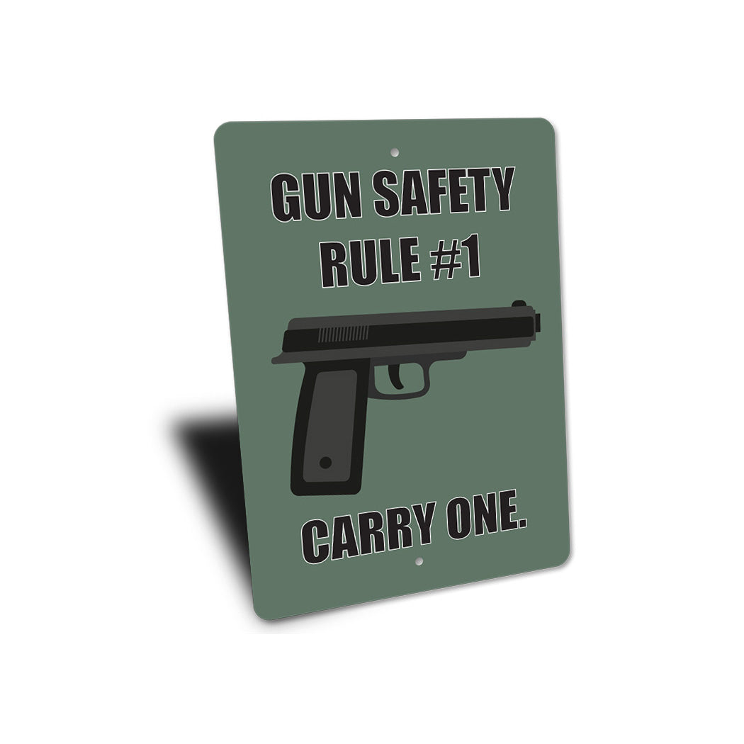 Gun Rule #1 Sign