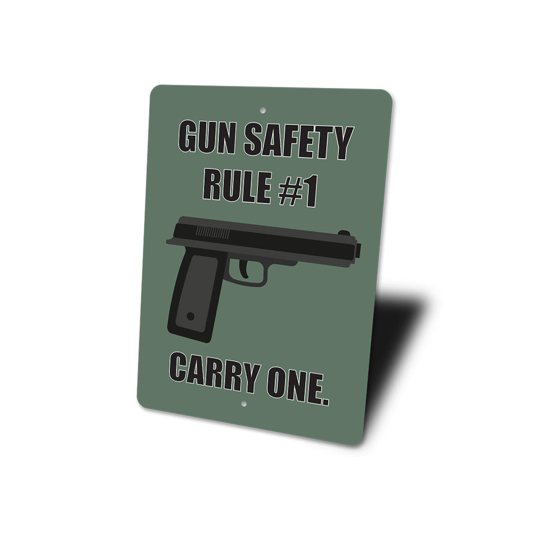 Gun Rule #1 Sign