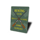 Hunting Club Sign