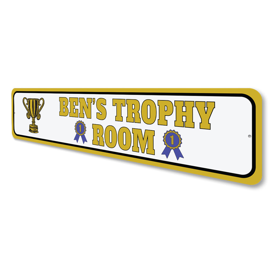 Kid Trophy Room Sign