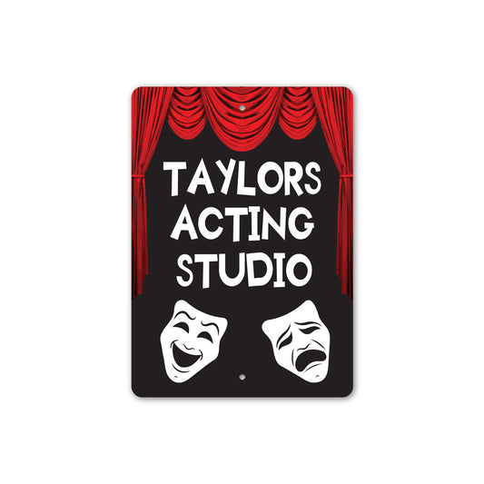 Kid Acting Studio Sign