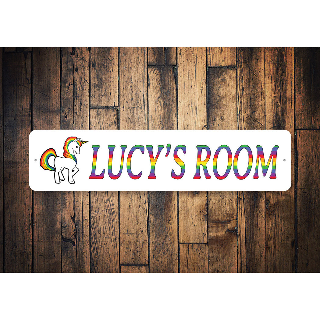 Kid Unicorn Room Sign Sign