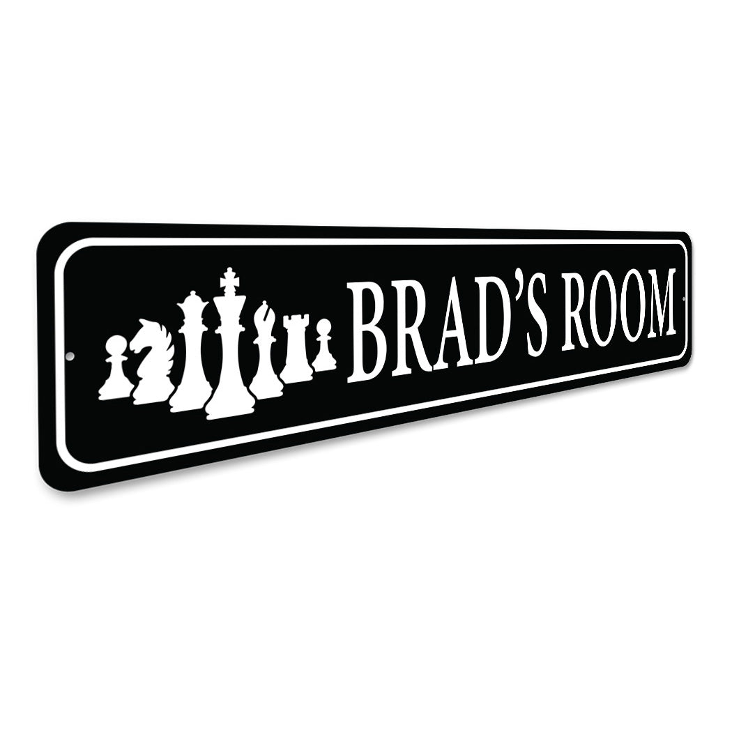 Kid Chess Room Sign Sign