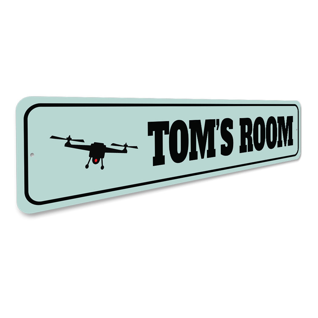 Kid Drone Room Sign