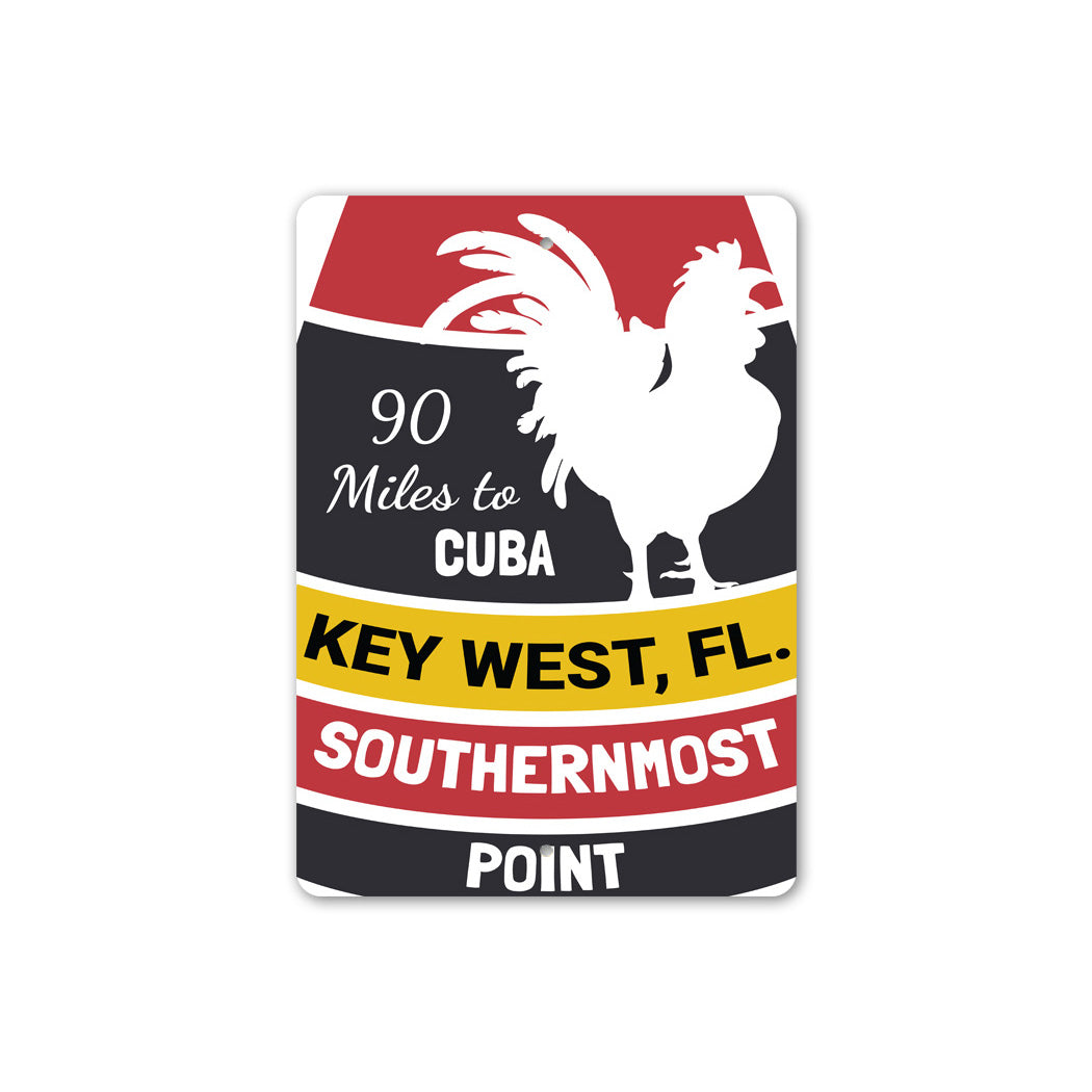Key West Rooster Florida Sign