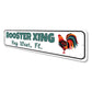 Key West Rooster Xing Sign