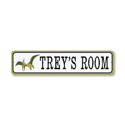 Teridactle Kid Room Metal Sign Metal Sign