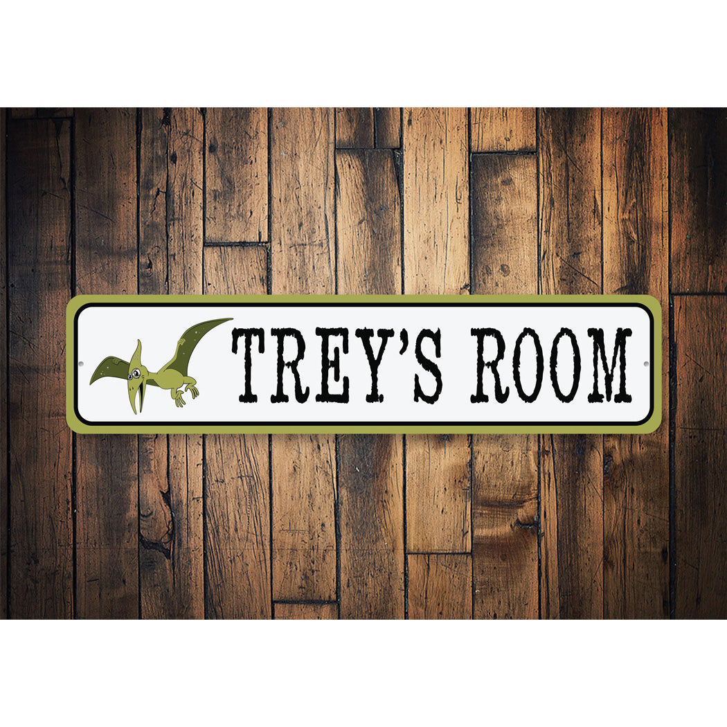 Teridactle Kid Room Sign Sign