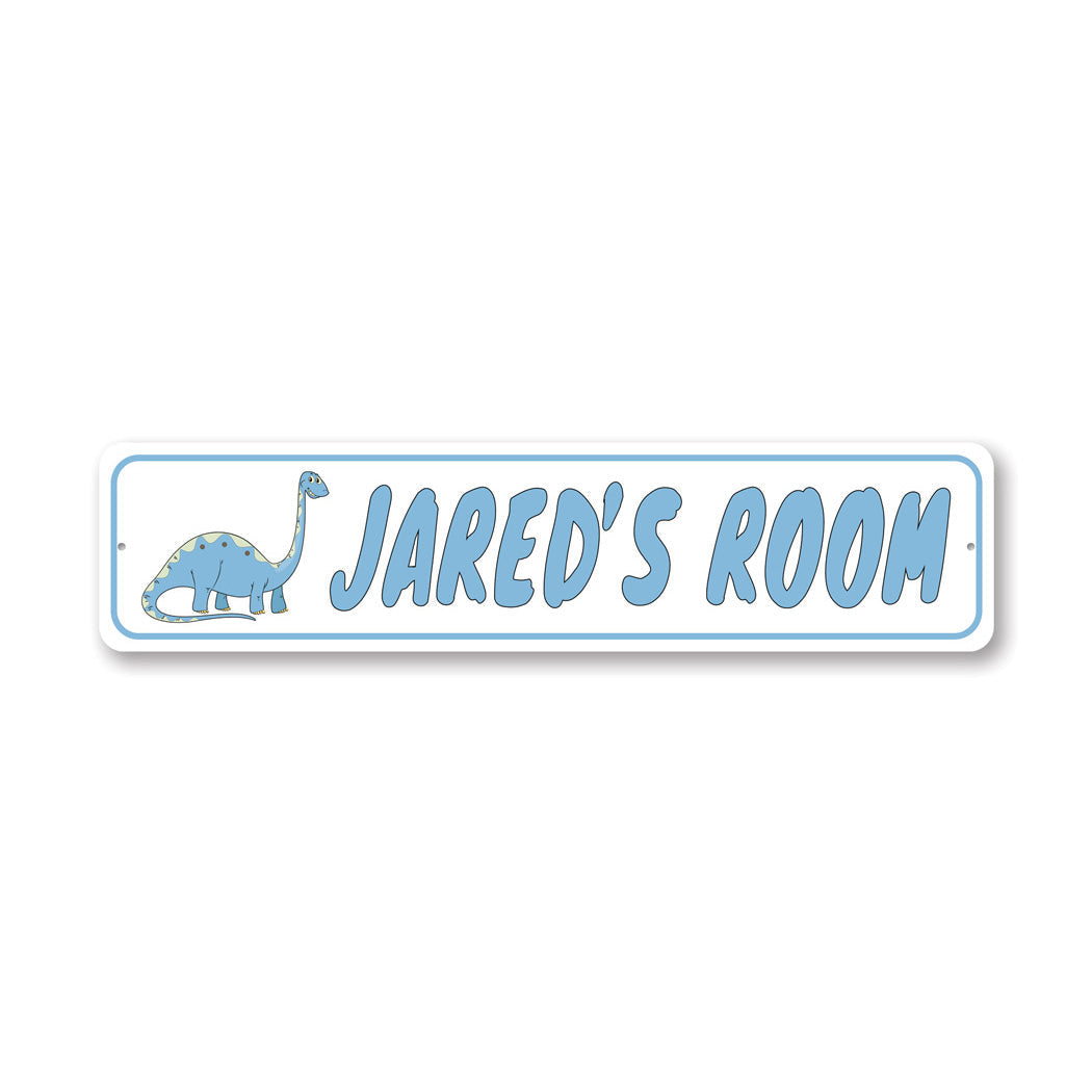 Brontosauras Kid Room Metal Sign Metal Sign