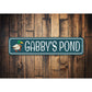 Duck Pond Kid Sign Sign