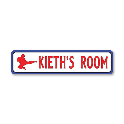 Karate Kid Room Metal Sign