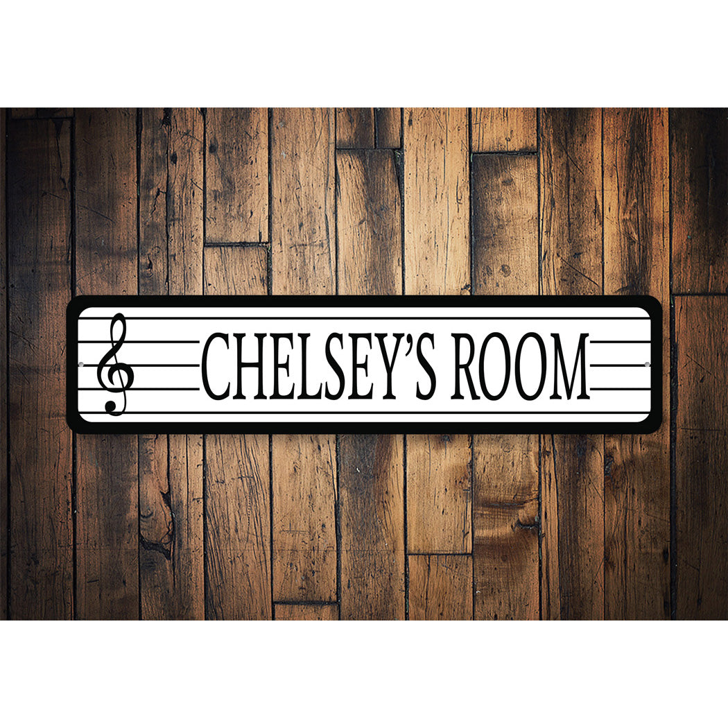 Kid Singing Room Sign