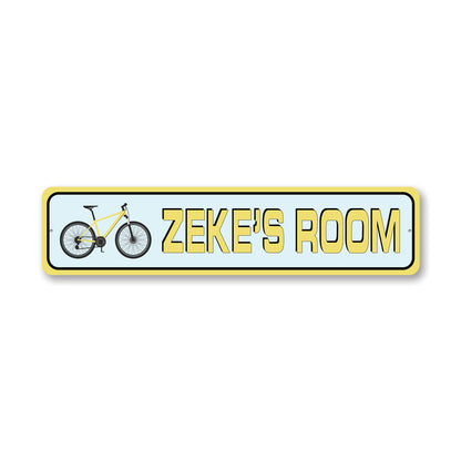 Kid Bike Room Metal Sign Metal Sign