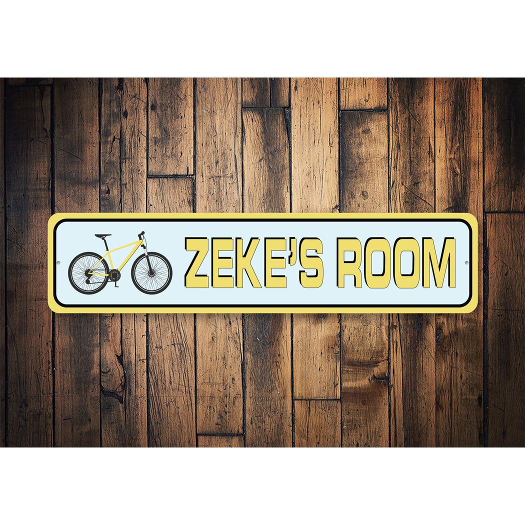 Kid Bike Room Sign Sign