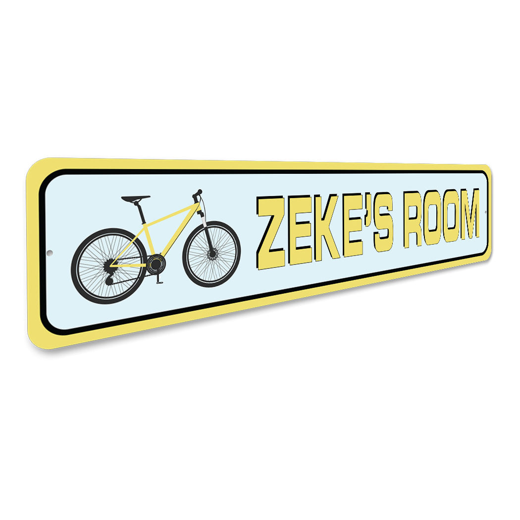 Kid Bike Room Sign Sign