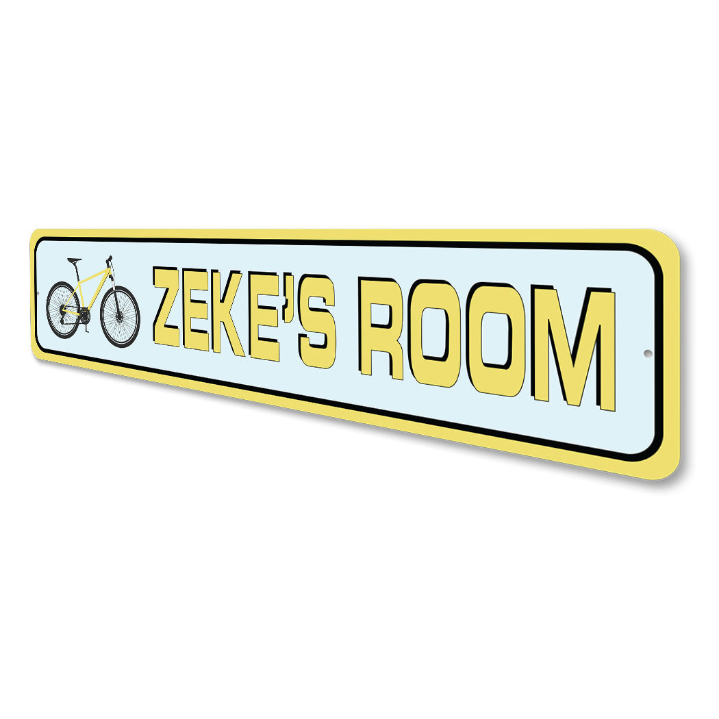 Kid Bike Room Sign Sign