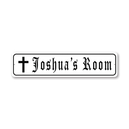Kid Jesus Room Metal Sign
