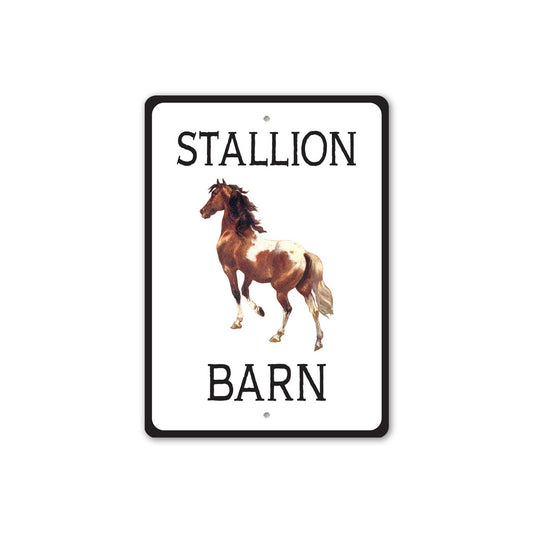 Stallion Barn Sign